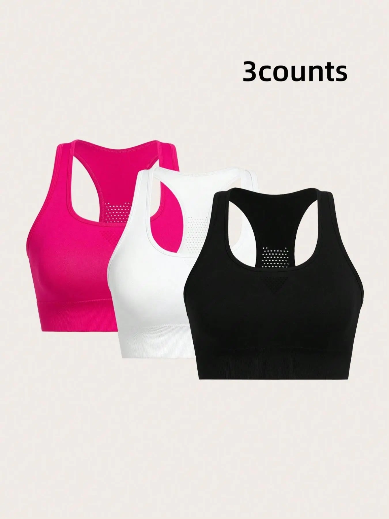 Women'S Solid Sports Vest, Sporty High-Stretch Detachable Pad Crop Tank Top, Women'S Sport & Outdoor Clothing for Summer, Sports Top for Yoga Gym Fitness, Fitness Training Top