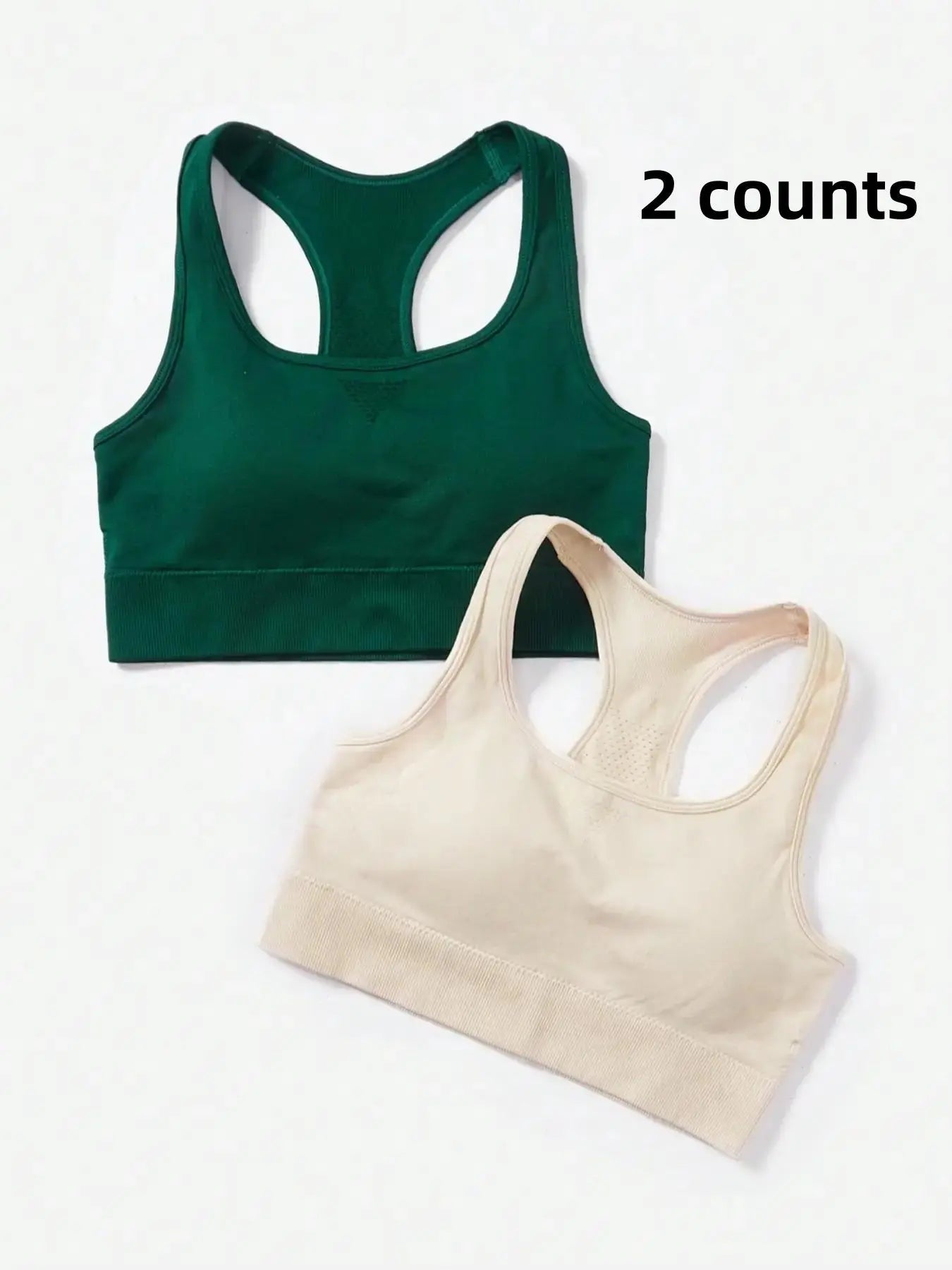 Women'S Solid Sports Vest, Sporty High-Stretch Detachable Pad Crop Tank Top, Women'S Sport & Outdoor Clothing for Summer, Sports Top for Yoga Gym Fitness, Fitness Training Top